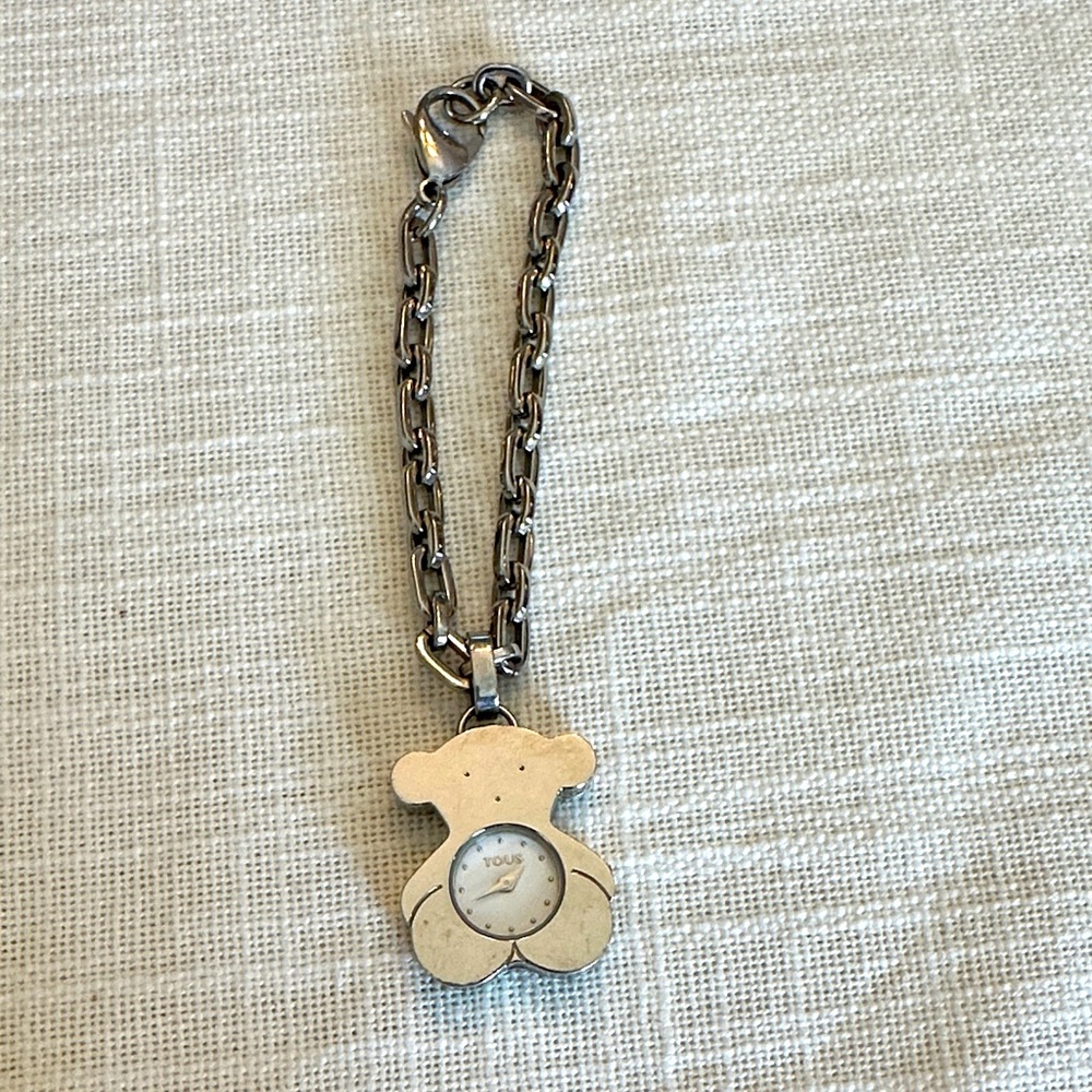 TOUS stainless steel bracelet watch